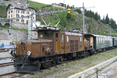 RhB (Rhätische Bahn), St. Mortiz, 10. July 2004